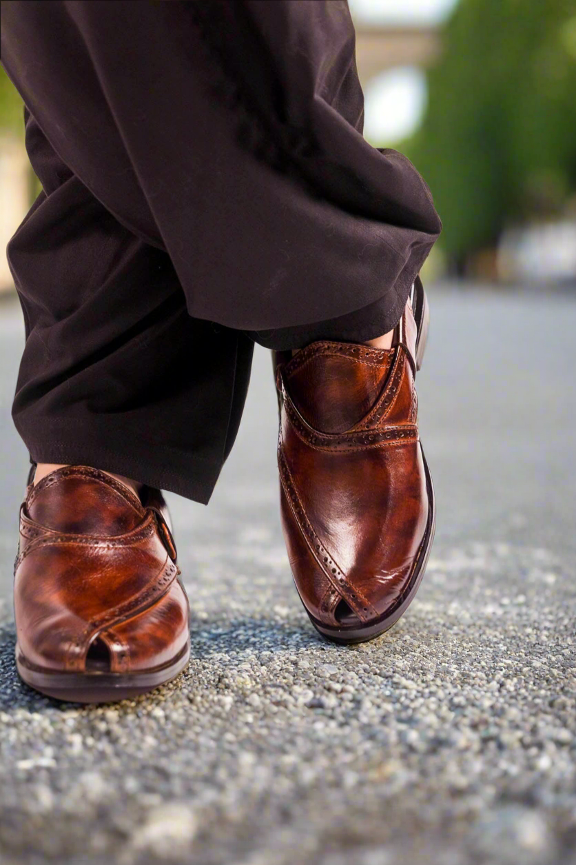 Peshawari Brown Cow Leather CDC 773