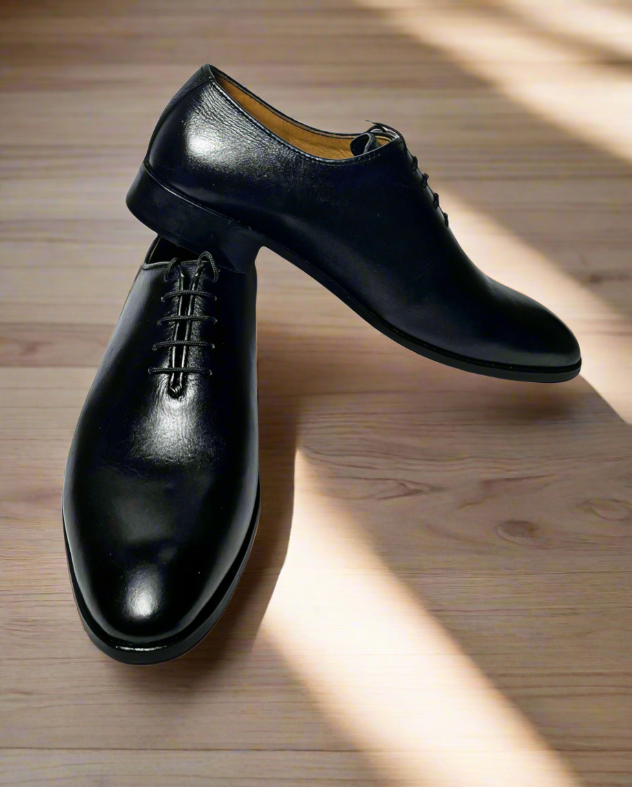 CDC 719 - Oxford black Leather Shoes