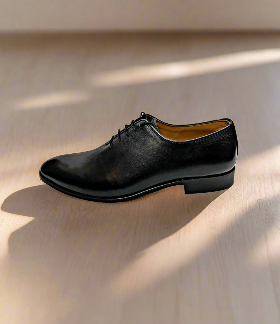CDC 719 - Oxford black Leather Shoes