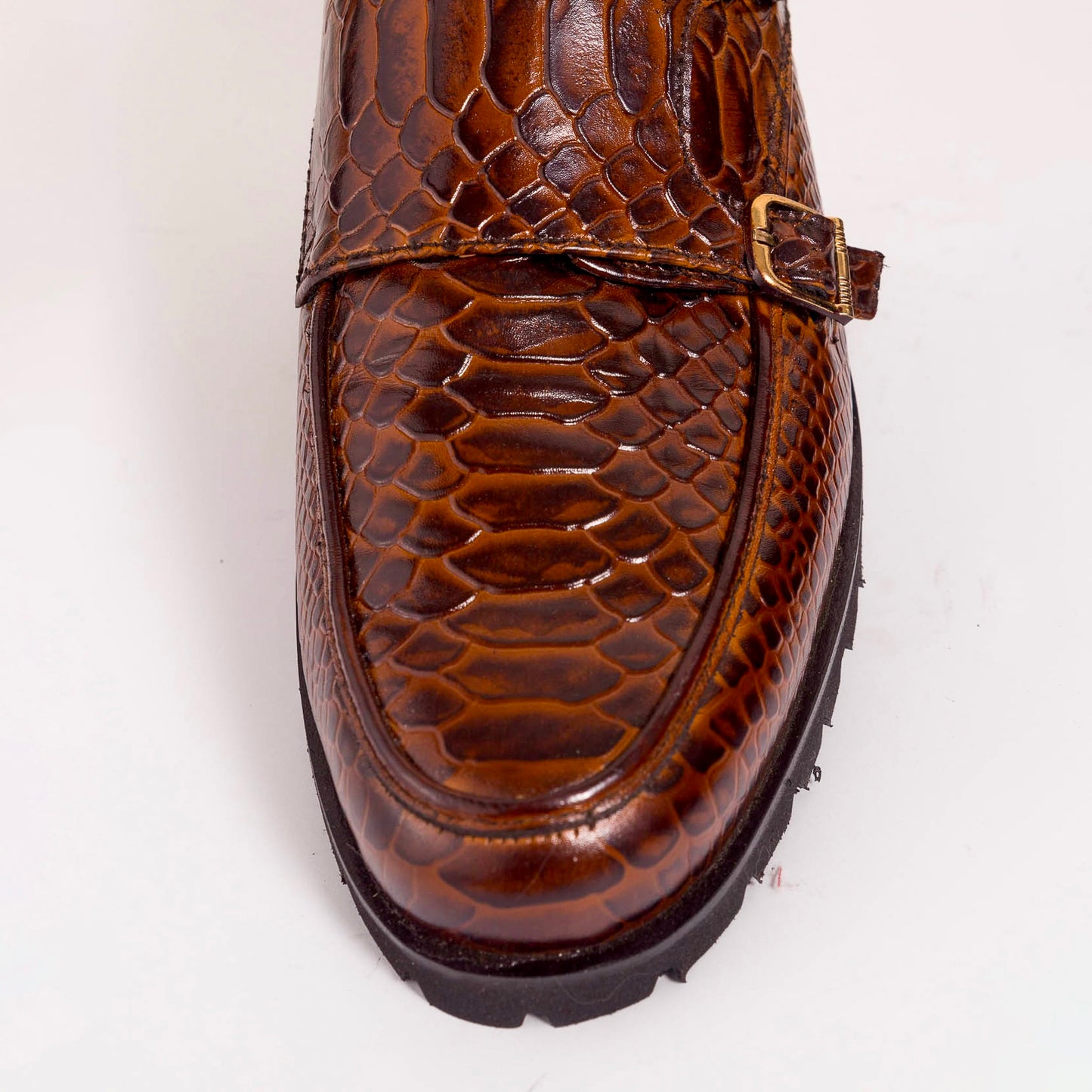 Brown Double Monk Cow Leather CDC 777