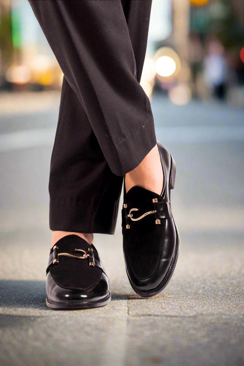 Formal Black Cow Leather Shoe CDC 772