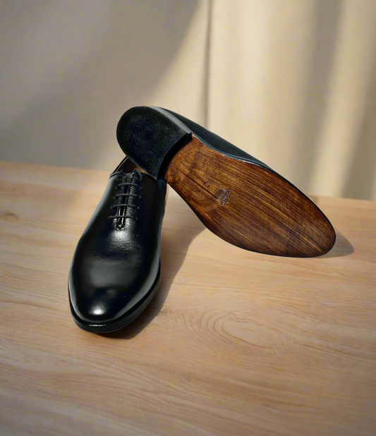 CDC 719 - Oxford black Leather Shoes